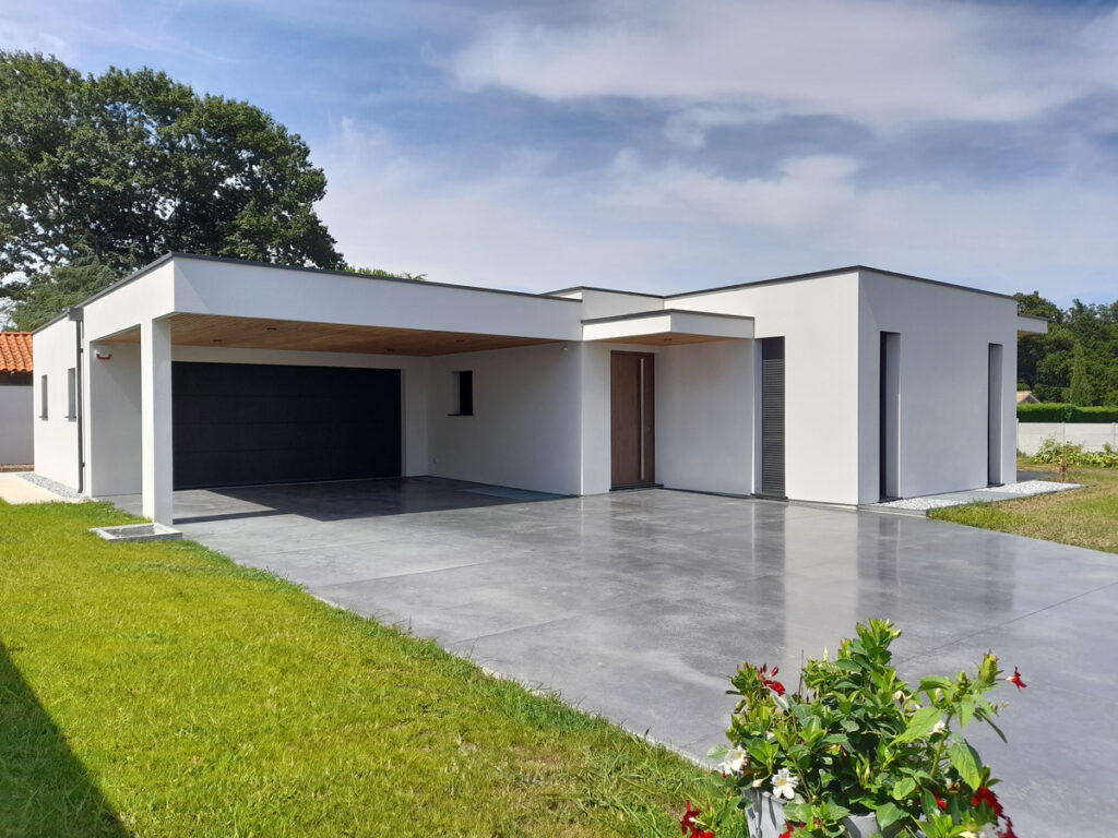 Construction d'une maison moderne à Cadaujac
