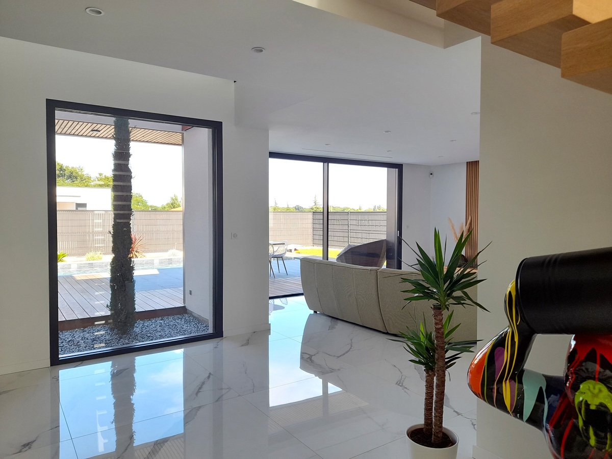 Construction d&rsquo;une maison cubique à Cadaujac